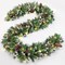 Pre-lit Christmas Garlands Xmas Decorations 8 Mode Timer Waterproof with Snowy Large Pine Cones, Long Pine Cones for Mantle Stairs Door Outdoor Decor